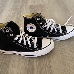 Converse Chuck Taylor ALL star High Black Canvas New Size 7 womens